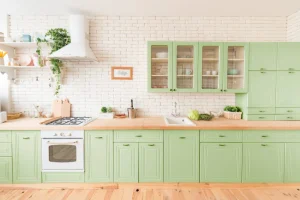 Beautiful Green Kitchen Interior Design